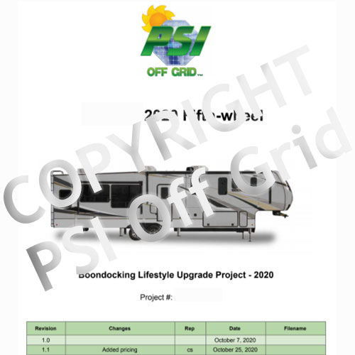 GlampMaster Premier Mobile Solar Package